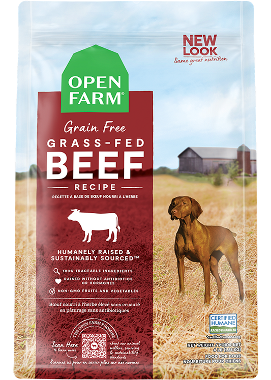 Open Farm Grain Free Grassfed Beef Dry Dog Food
