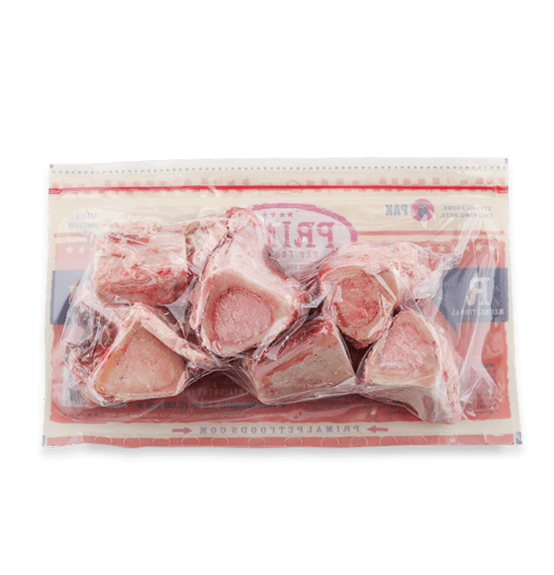 Primal Frozen Beef Marrow Bones for Dogs and Cats