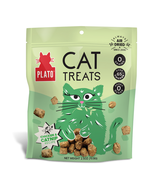 Plato Chicken & Catnip Cat Treats