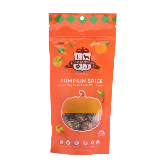 Lord Jameson Pumpkin Spice Organic Soft & Chewy Dog Treats