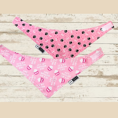Lulu London Gotcha Day Reversible Dog Bandana