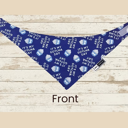 Lulu London Gotcha Day Reversible Dog Bandana