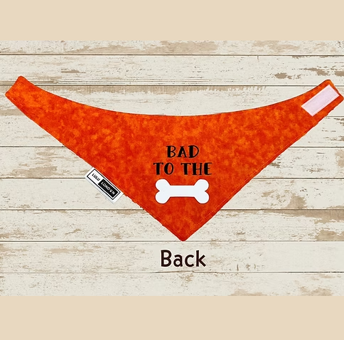 Lulu London Bad to the Bone Reversible Dog Bandana