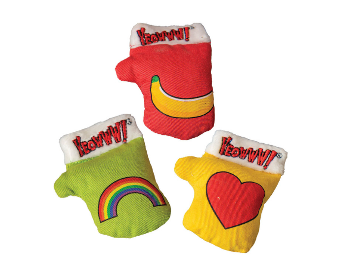 Yeowww! Mitten Cat Toy 3-Pack