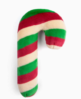 Fluff & Tuff Candy Cane Plush Dog Toy, Extra Large