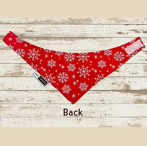 Lulu London Santa's Helper Reversible Dog Bandana