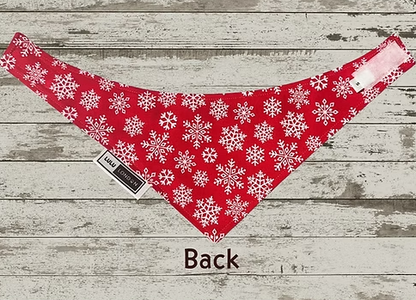 Lulu London Kitty Christmas Custom Reversible Cat Bandana