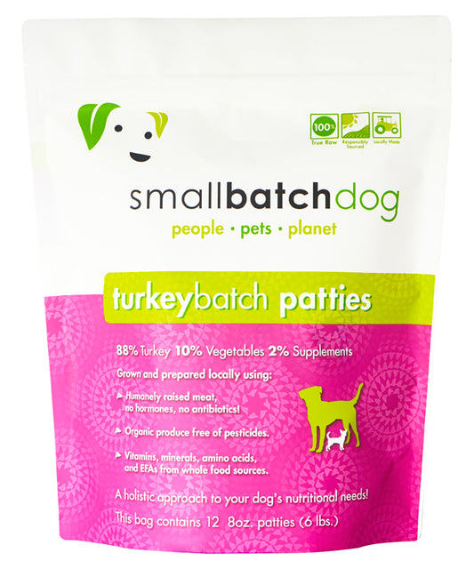Smallbatch Dog Turkey Frozen Patties