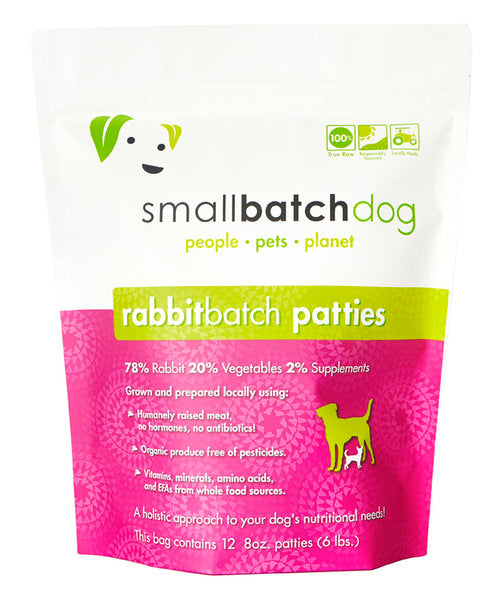 Smallbatch Dog Rabbit Frozen Patties