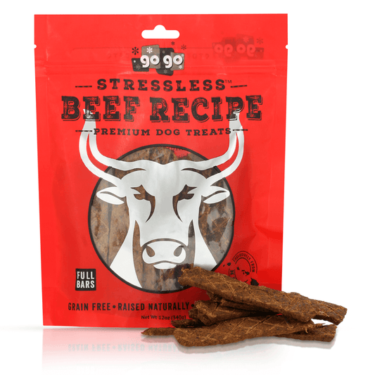GoGo Stressless Wild Beef Premium Dog Treats