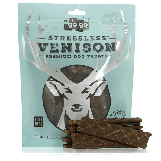 GoGo Stressless Wild Venison Premium Dog Treats