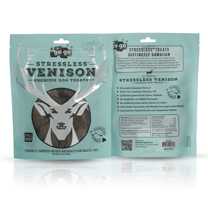 GoGo Dog Stressless Wild Venison Premium Treats