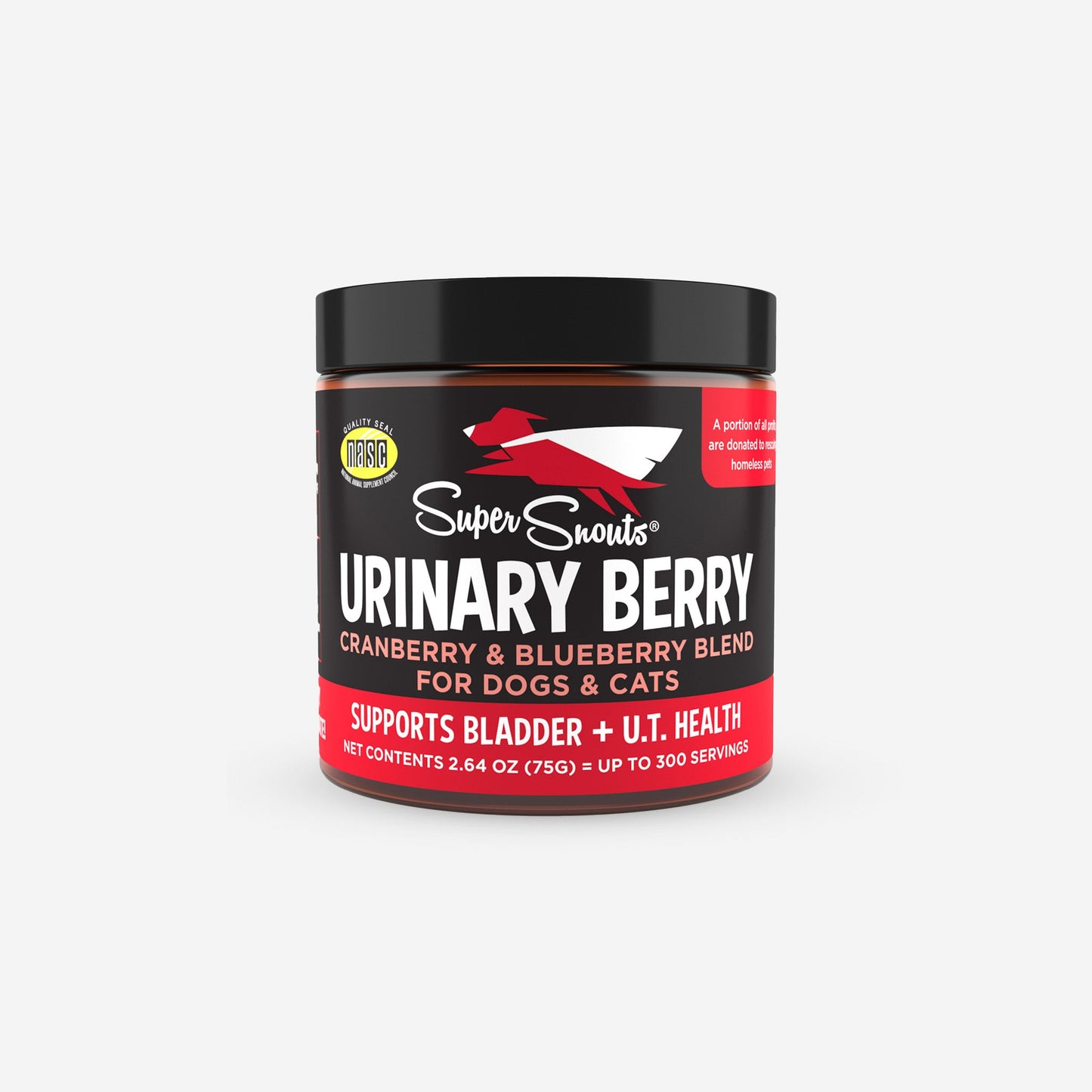 Super Snouts Urinary Berry Urinary Tract Supplement for Dogs and Cats