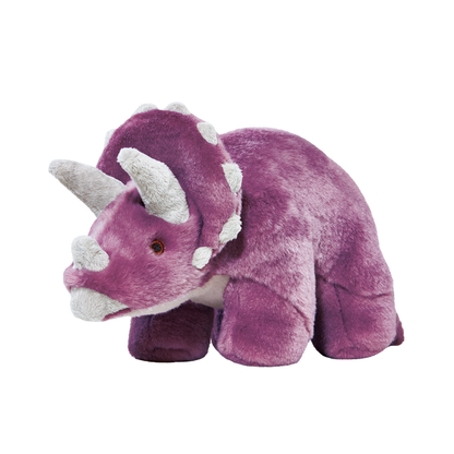 Fluff & Tuff Dog Charlie Triceratops Plush Toy