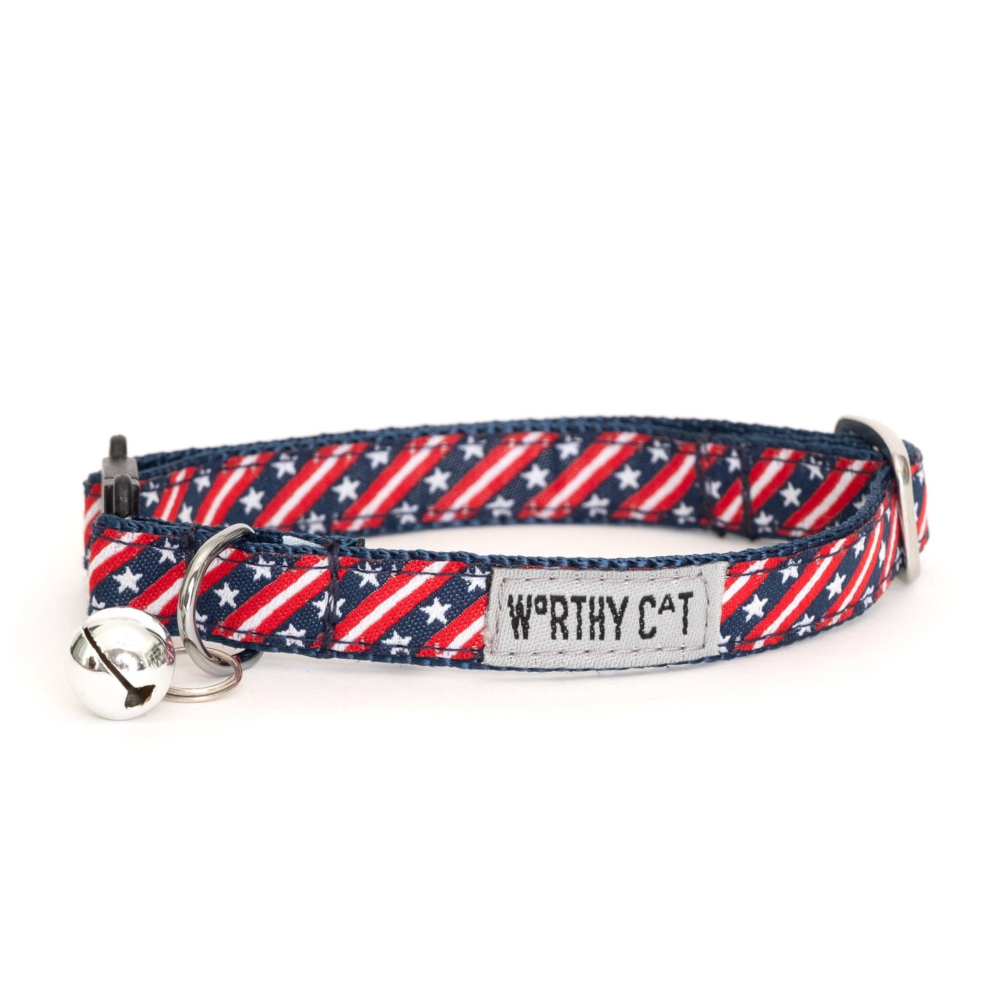 Worthy Cat - Stars & Stripes Cat Collar