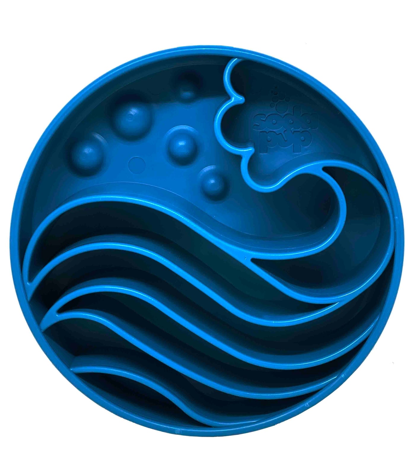 SodaPup Enrichment Slow Feeder Bowl, Waves