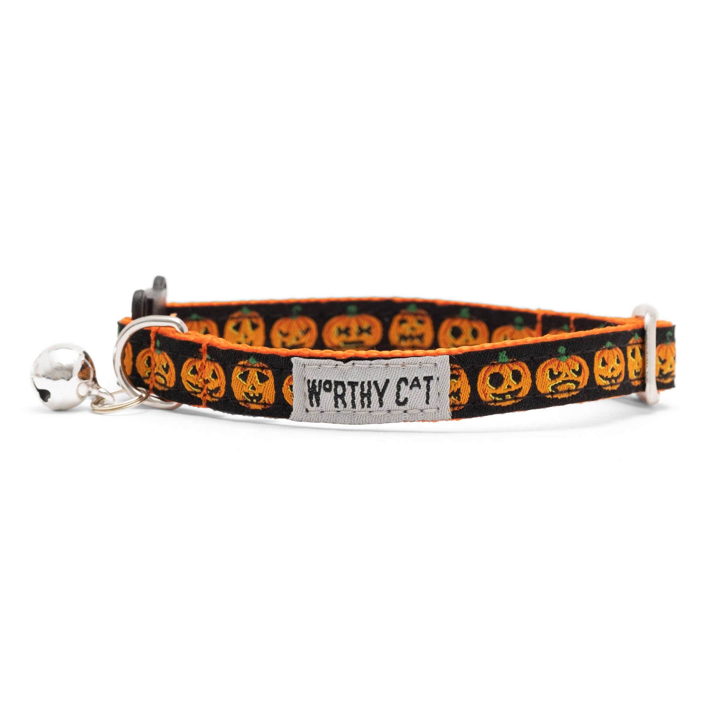 The Worthy Dog - Jack-O-Lantern Cat Collar