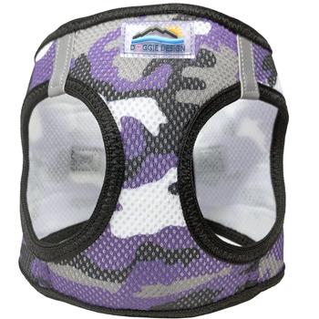 American River Choke Free Dog Harness - Purple Camo