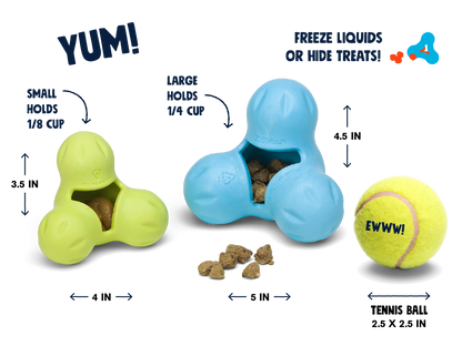 West Paw Tux Puzzle Treat-Dispensing Slow Feeder Dog Toy
