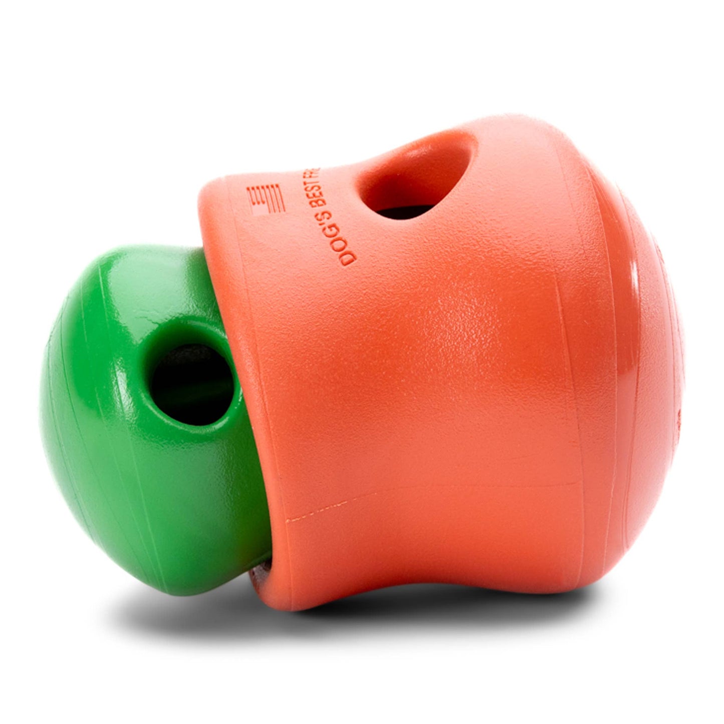 West Paw Holiday Toppl Puzzle Treat-Dispensing Dog Toy