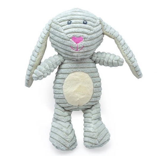 ThoozyPet Tuff & Cuddly Bunny Plush Dog Toy 12.5"