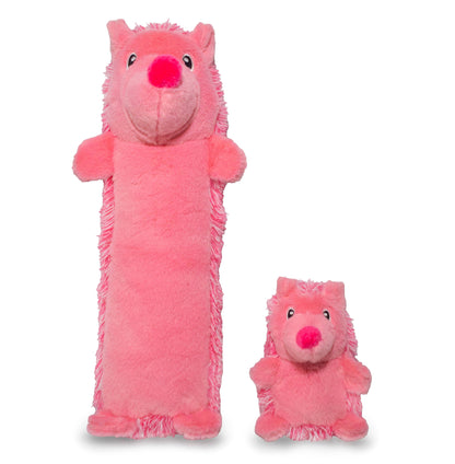 ThoozyPet Hedgehog Plush Dog Toy, Pink, 13"