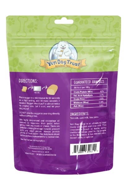 Yeti Dog Chew Natural Himalayan Yak Cheese Dog Nuggets Treats