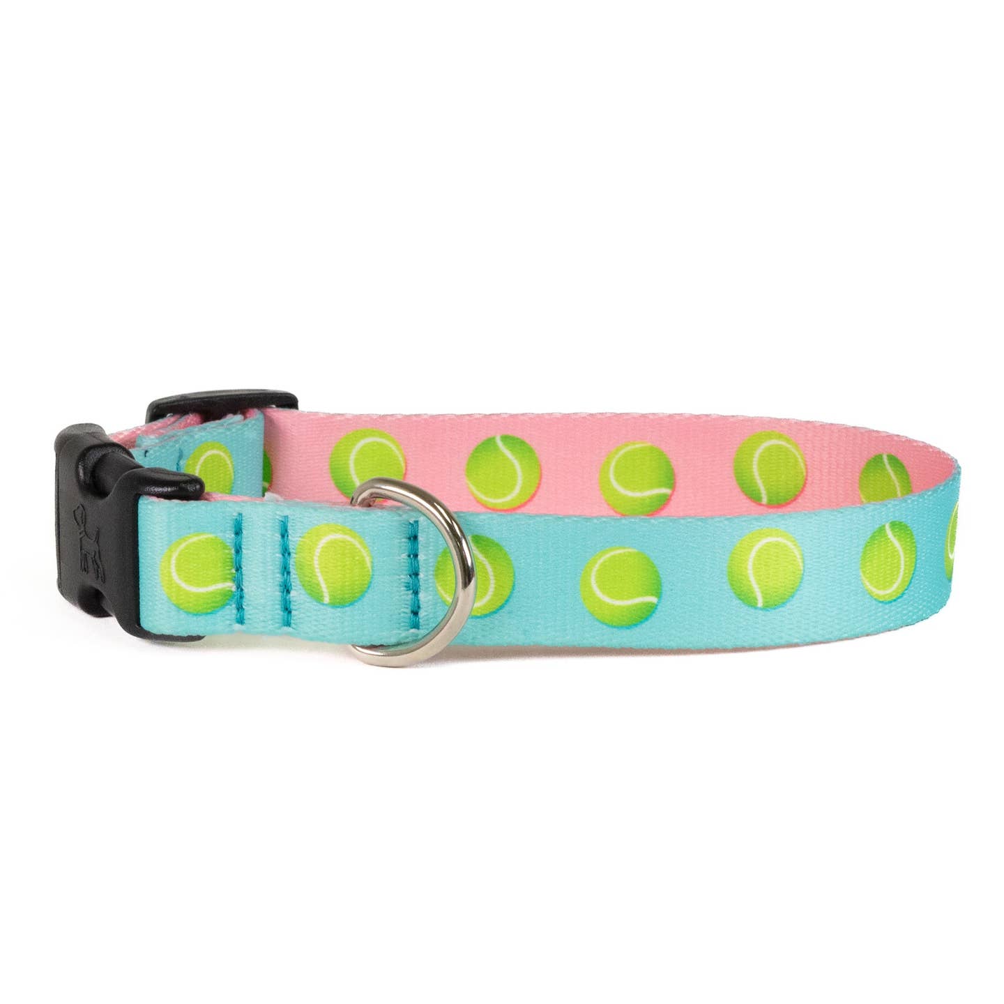 Up Country Tennis Ball Printed Dog Collar