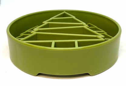 SodaPup Enrichment Slow Feeder Bowl, Pine Tree