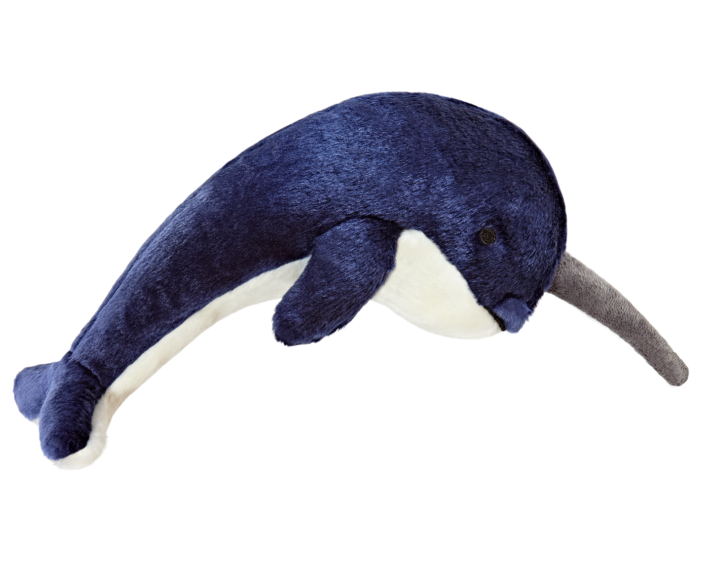 Fluff & Tuff Dog Bleu Narwhal Plush Toy