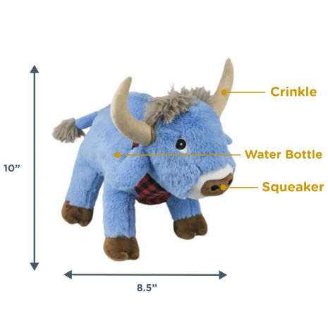 Tall Tails Dog Crunch Blue Ox Toy