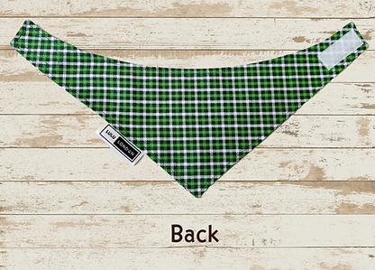 LuLu London Reversible "Lucky Shamrocks" Dog Bandana