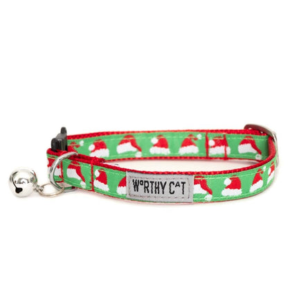 The Worthy Dog - Santa Hats Cat Collar