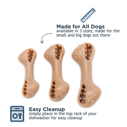 Tall Tails Freeze and Fill Chew Bone Dog Toy