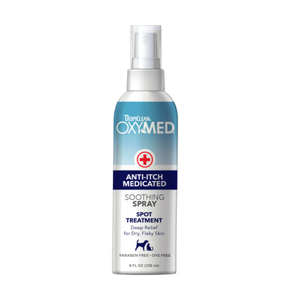 TropiClean OXY-MED Fast Itchy Skin Relief Anti-Itch Spray