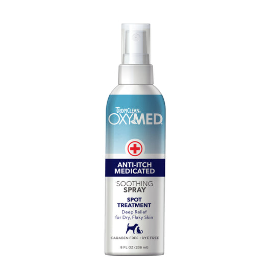 TropiClean OXY-MED Fast Itchy Skin Relief Anti-Itch Spray