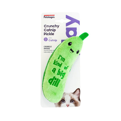 Catstages Cat Crunchy Kind of a Big Dill Pickle Kicker Toy