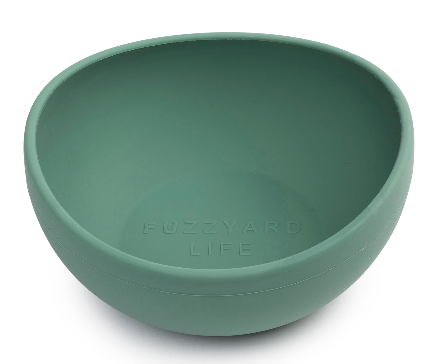 Fuzzyard Life Silicone Bowl, Myrtle Green