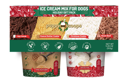 Puppy Scoops Ice Cream for Dogs - Holiday Gift Pack