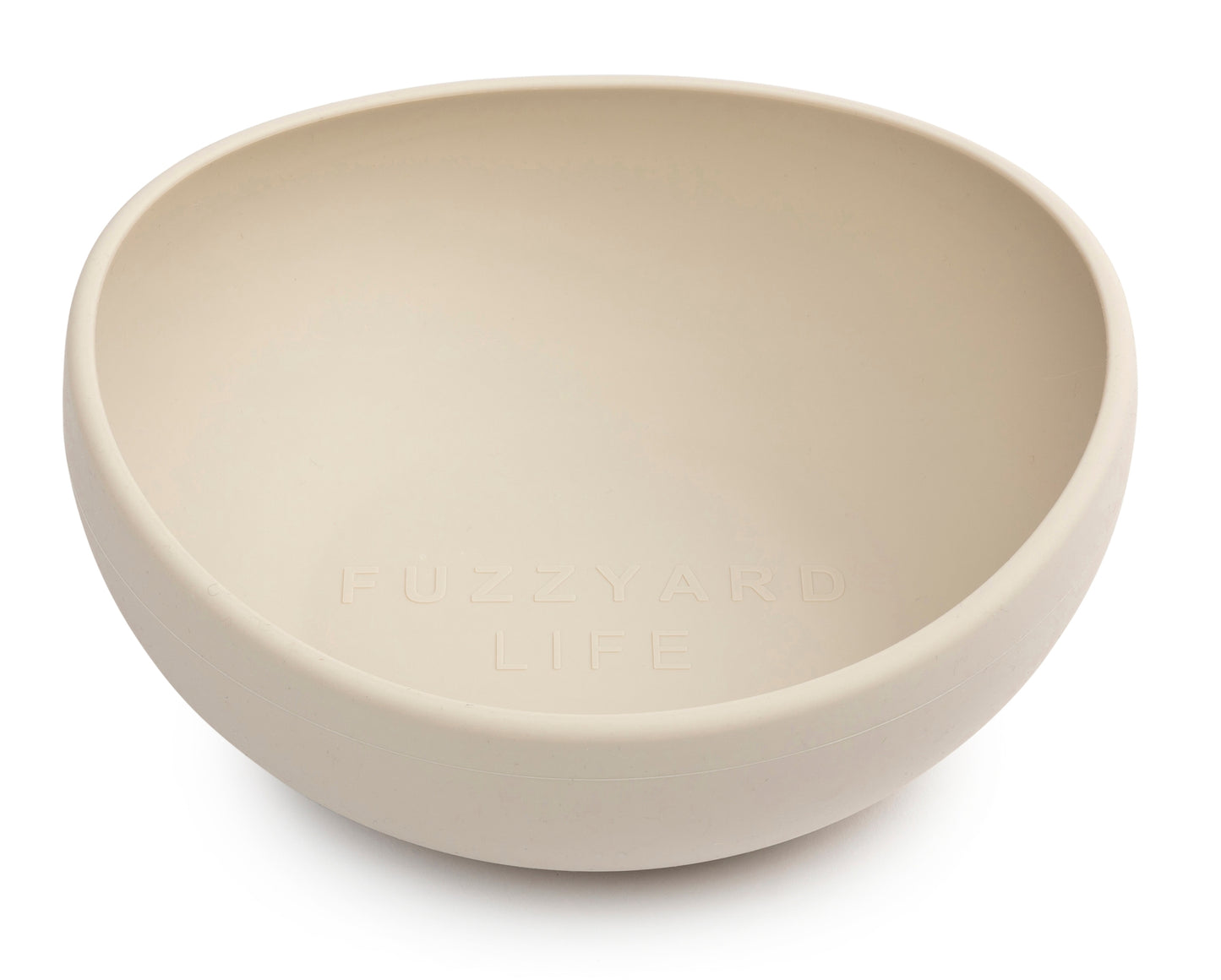 Fuzzyard Life Silicone Bowl, Sandstone