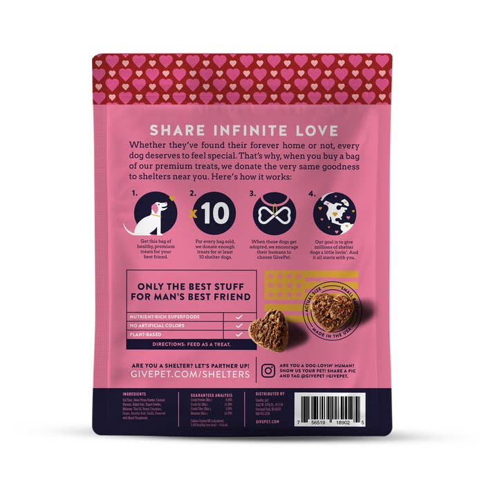 GivePet Valentine's Spice Dog Treats