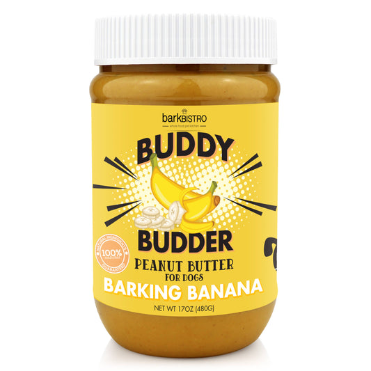 Bark Bistro Barking Banana Buddy Budder Peanut Butter for Dogs