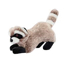 Fluff & Tuff "Rocket" - Raccoon Plush Dog Toy