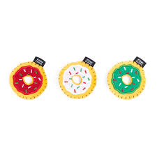 ZippyClaws Holiday Mini Donutz Cat Toy 3pk