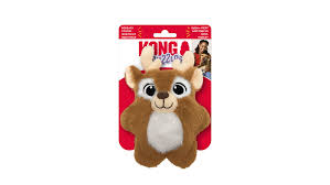 KONG Holiday Snuzzles Reindeer Dog Toy Small