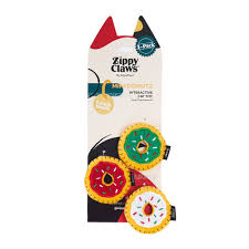 ZippyClaws Holiday Mini Donutz Cat Toy 3pk