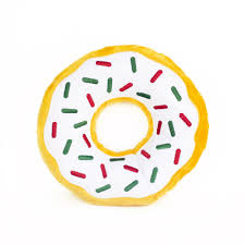 ZippyPaws Jumbo Donutz Peppermint Plush Dog Toy