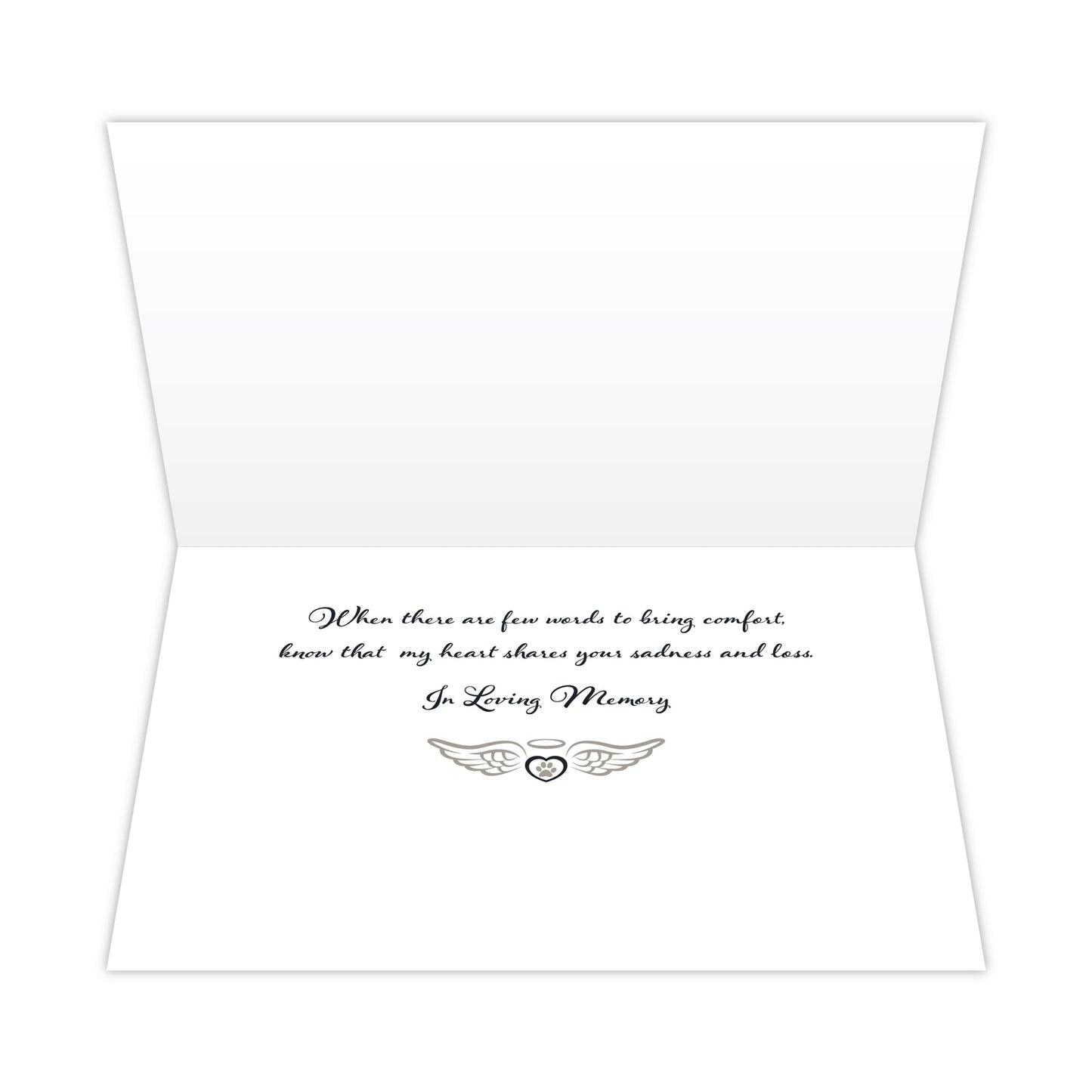 Dog Speak "A Loyal Companion" Sympathy Card