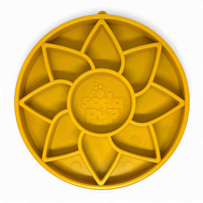 SodaPup Slow Feeder Tray, Sunflower
