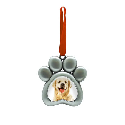 Pearhead Paw Shaped Pet Photo Ornament